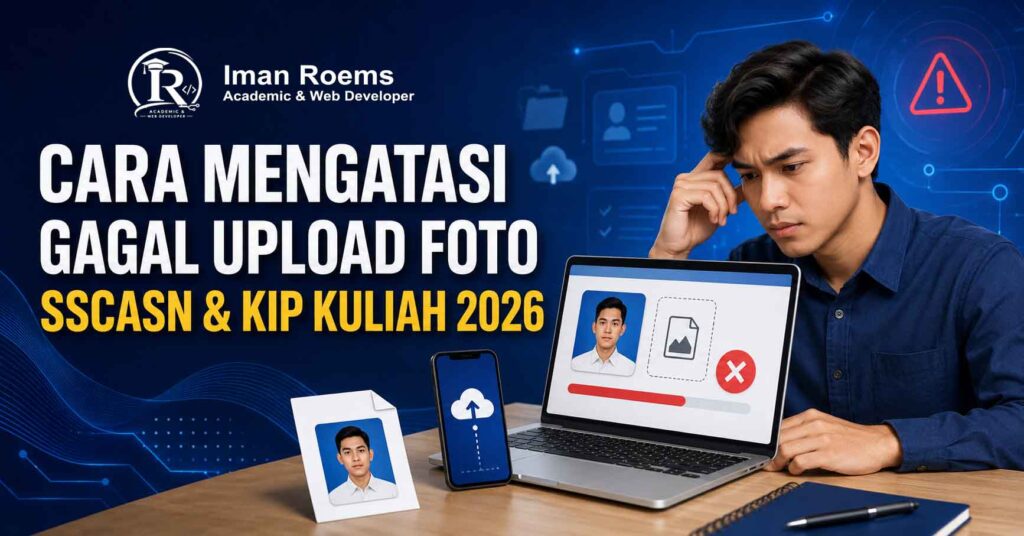 Cara mengatasi gagal upload foto di portal SSCASN dan KIP Kuliah 2026