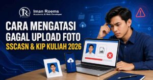 Cara mengatasi gagal upload foto di portal SSCASN dan KIP Kuliah 2026