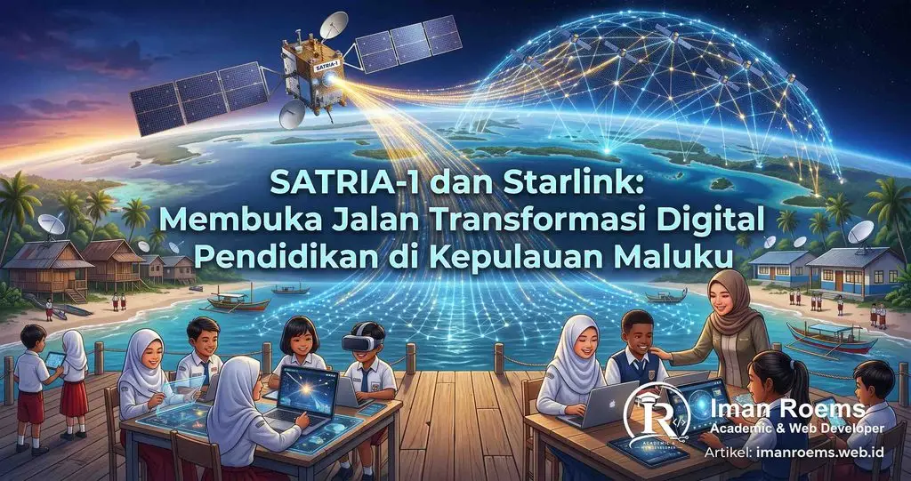 SATRIA-1 dan Starlink untuk konektivitas pendidikan di Maluku | ImanRoems.Web.Id